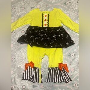 Kids Glow-in-the-Dark Skeleton Romper